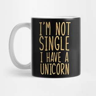 Golf Unicorn Single Funny Mug